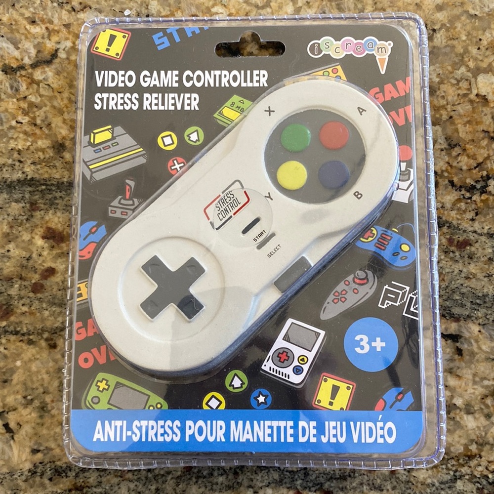 Video game, controller, stress, reliever